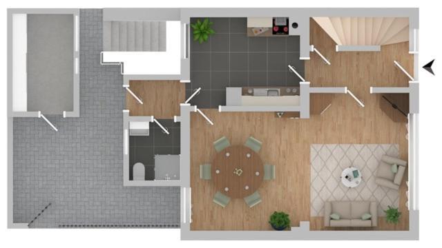Ganzes Haus - Stadtmitte - 4 Personen - Familien Бохолт Екстериор снимка